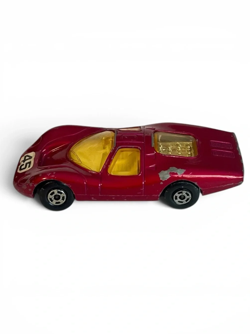 Vintage Matchbox Lesney No.45 Ford Group 6 Rare Red Diecast Race Car